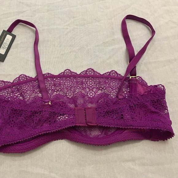 🦚🦚🦚 NWT ADDICTION NOUVELLE WOMENS UNDERWIRE BANDEAU BRA SIZE S 🦚🦚🦚 - Picture 7 of 7